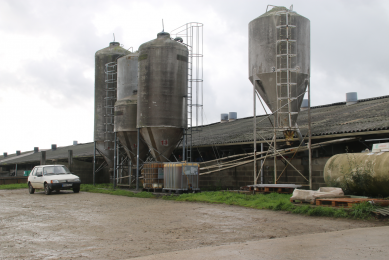 Outside shot of Balusson Farm. The 1,900 sow facility is performing very well for a farm of this size in France. [Photo: Stuart Lumb]