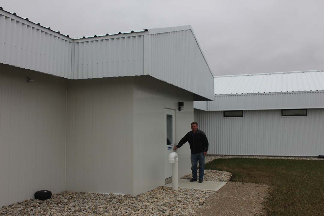 One of the viewing galleries, which can be accessed from the outside.