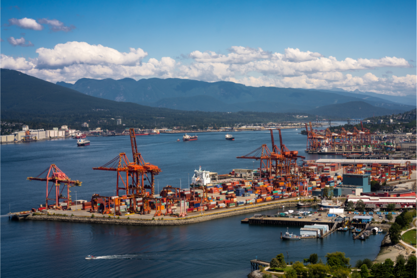 The port of Vancouver. Photo: Canva